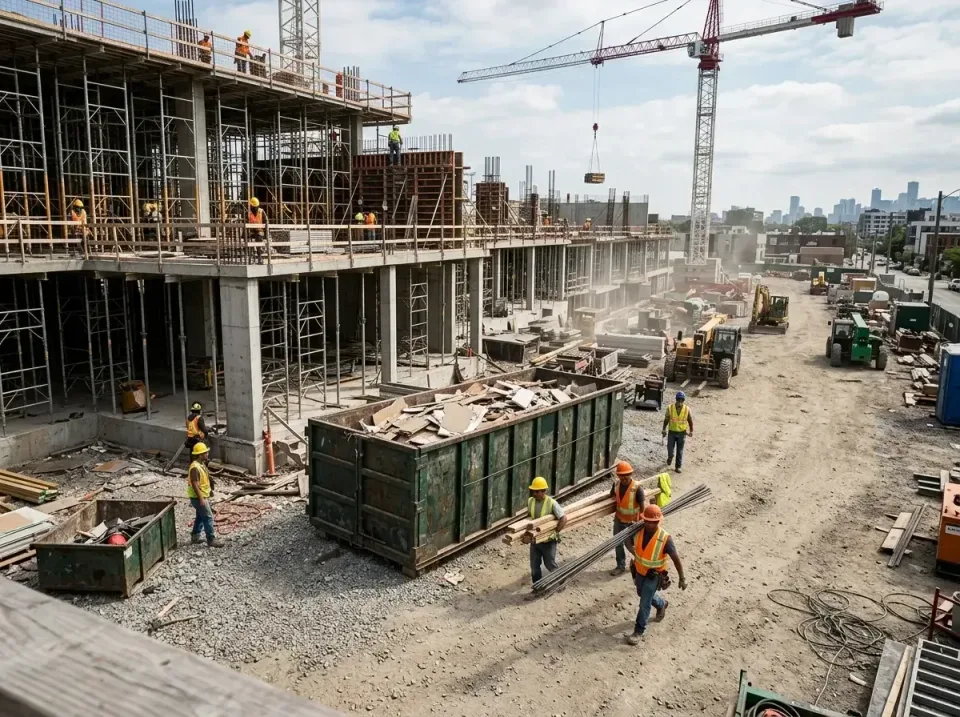 commercial-construction-site-w-002 — frequently asked questions, Low Cost Construction Dumpster Rental in Millington, NJ